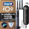 Oral-B iO 9 Cepillo de Dientes Eléctrico con 3 Cabezales, Negro