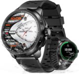 DOOGEEco Anymoving M1 Reloj Inteligente Hombre y Mujer, Smartwatch con IA, GPS de Doble Banda (5ATM y IP68), Gran Pantalla AMOLED de 1,5», Autonomía 20 Días, 170+ Modos, Con 3 Correas de Regalo