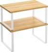 SONGMICS Estante para Especias, Juego de 2, Extensible