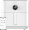 Xiaomi Smart Air Fryer 6.5L – Freidora de aire 6.5L, 1800W, 100 recetas, pantalla OLED, temperatura regulable 40°C-220°C °, Cocción uniforme 360°, blanco (Versión ES)