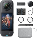 Insta360 X5 Paquete Esencial Negro -Cámara 8K 360°, sensores duales 1/1,28″