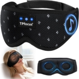 Auriculares Bluetooth para Dormir, Antifaz 100% Opaco Lateral
