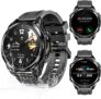 ANYWISE W1 Lite Reloj Inteligente Hombre con LED Linterna, 1.43″ AMOLED Smartwatch Hombre, 5ATM Resistente al Agua, 170+ Modos Deportivos, Llamadas, 12 Días Batería, Monitor Cardiaco/SpO2