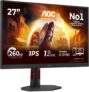 AOC 27G4ZR Gaming Monitor 27 Pulgadas 260Hz Panel Fast IPS, 1ms GtG, HDR10, G-Sync Compatible, Altura Ajustable, (1920×1080 HDMI 2X 2.0 DP 1x 1.4) Negro