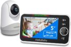 HelloBaby 5″ Cámara Vigilancia Bebé, Vigilabebes con Cámara sin WiFi