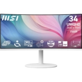 MSI Modern MD342CQPW Monitor Curvo de 34″ UWQHD 1500R, Panel VA 3440 x 1440, 21:9, KVM, Pip/PBP, 120Hz, 300 nits, Anti-Glare, Altavoces Integrados, Ajustable en 3 direcciones, HDMI 2.0b