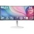 MSI mag 242CA Monitor Gaming de 24″ FHD 1500R, 1920 x 1080 VA, 180 Hz, 1 ms, Compatible con HDR, protección Ocular, HDMI 2.0b, DP 1.2a, sin Marco, inclinación Ajustable, Montaje Vesa, Negro