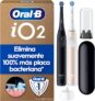 Oral-B iO 2 Cepillos de Dientes Eléctricos, Negro Y Rosa, Pack de 2