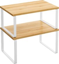 SONGMICS Estante para Especias, Juego de 2, Extensible