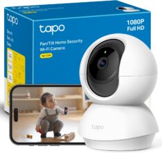 Tapo C200 – Cámara de Vigilancia WiFi Interior 360º, 1080p, Detección IA