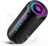 TIMU Altavoz Bluetooth Portátil 25W con Graves Profundos